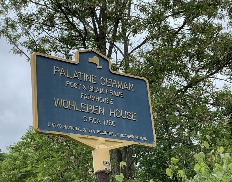 Wohleben House Marker. Click for full size. Wohleben House Marker image. Click for full size.