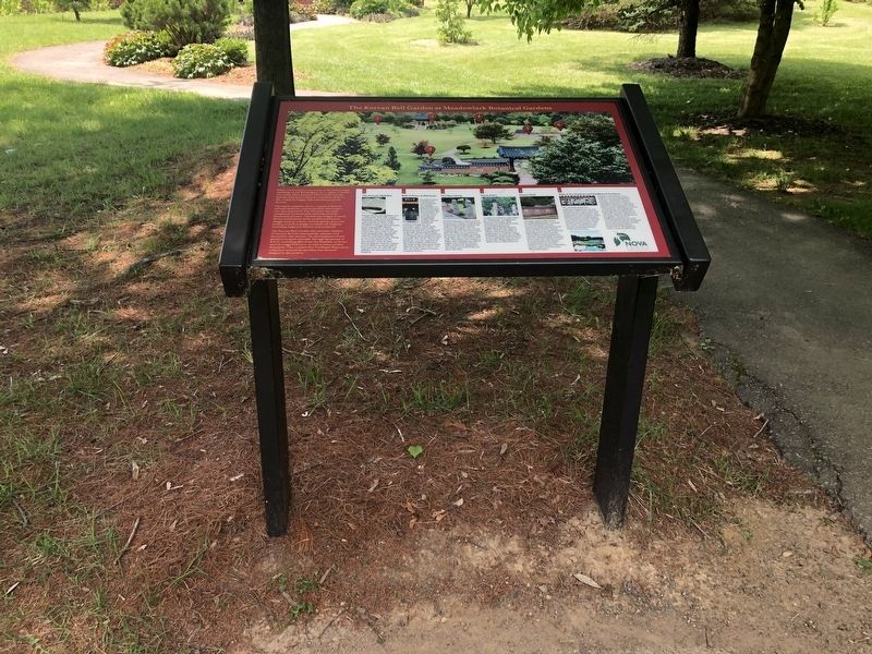 The Korean Bell Garden at Meadowlark Botanical Gardens Marker. Click for full size. The Korean Bell Garden at Meadowlark Botanical Gardens Marker image. Click for full size.