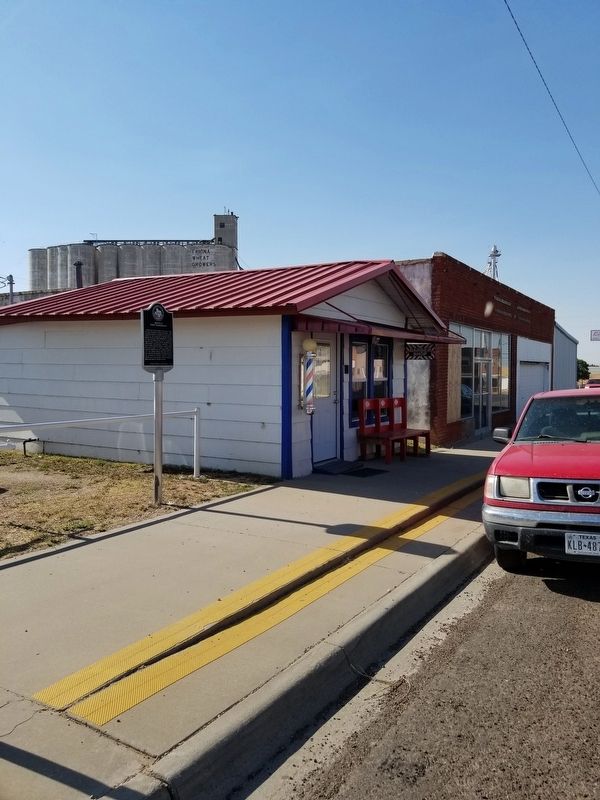 Friona's First Barbershop Marker. Click for full size. Friona's First Barbershop Marker image. Click for full size.