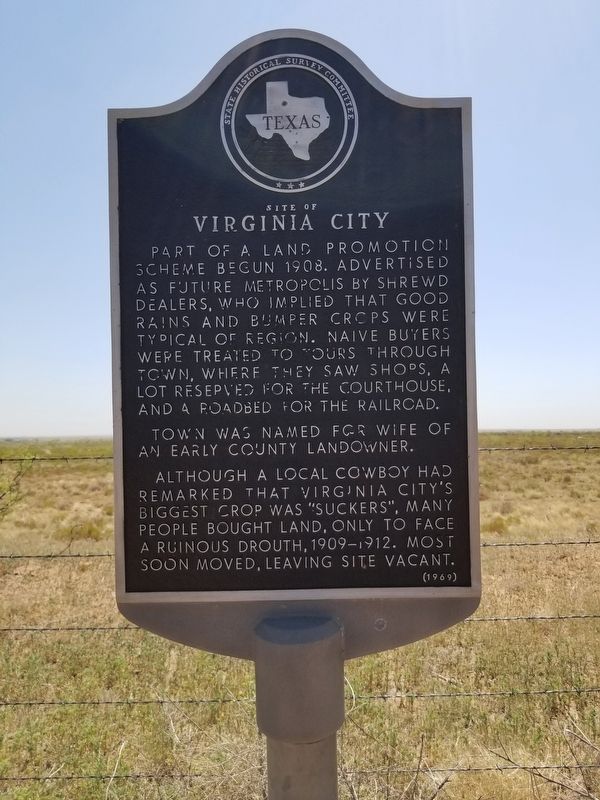 Site of Virginia City Marker image. Click for full size.