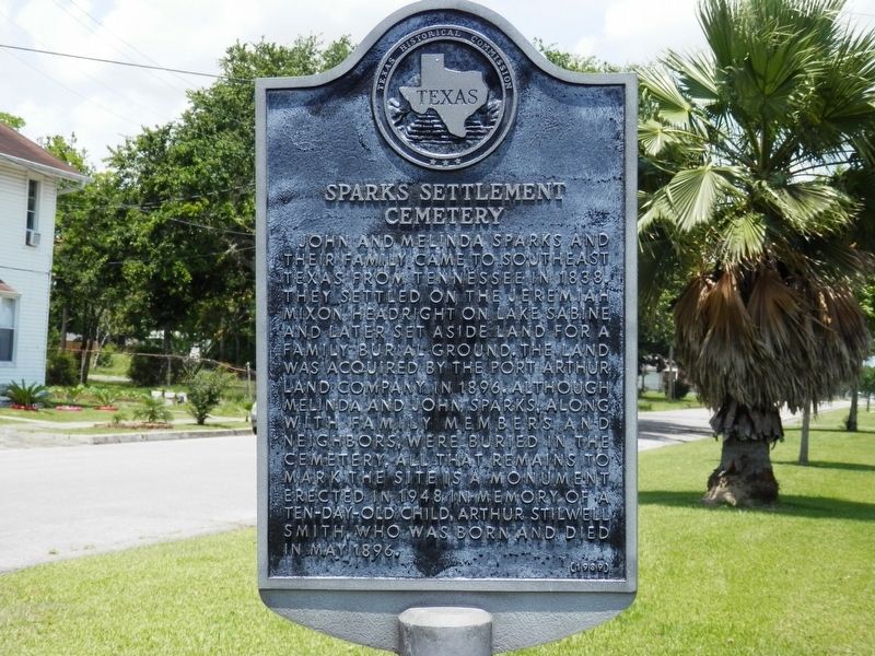 Sparks Settlement Cemetery Marker. Click for full size. Sparks Settlement Cemetery Marker image. Click for full size.
