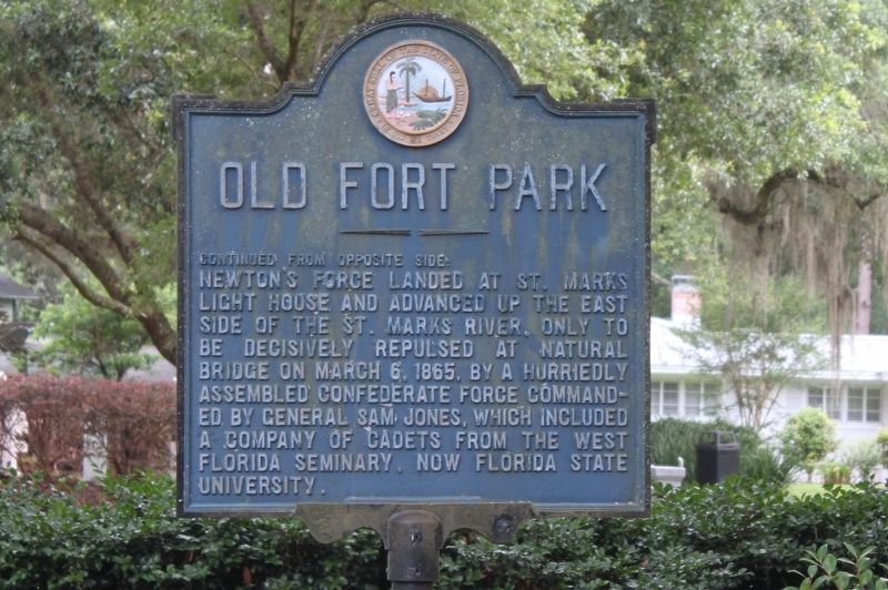 Old Fort Park Marker Side 2 image. Click for full size.