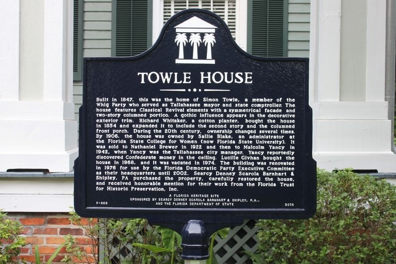 Towle House Marker image. Click for full size.