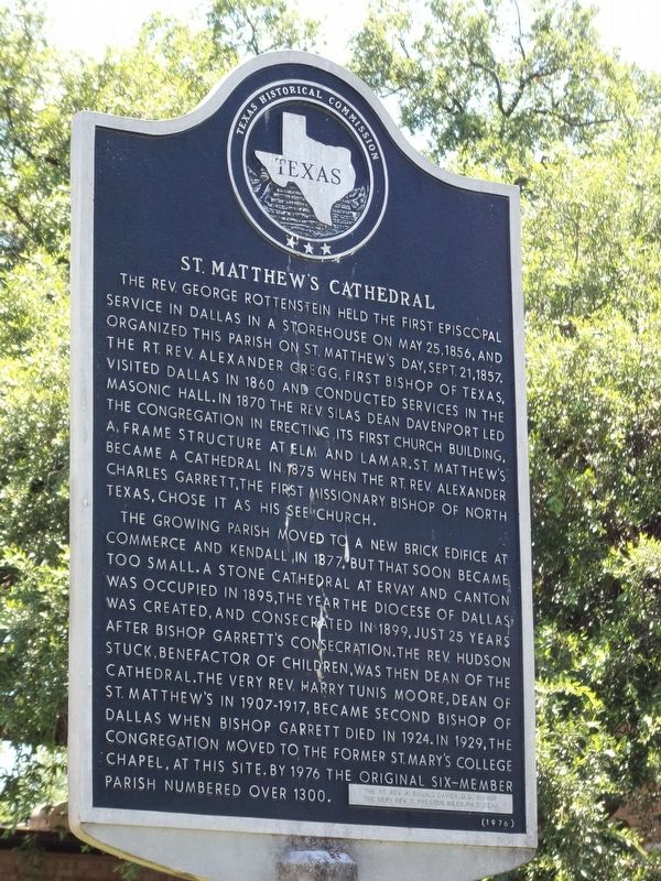 St. Matthew's Cathedral Marker image. Click for full size.