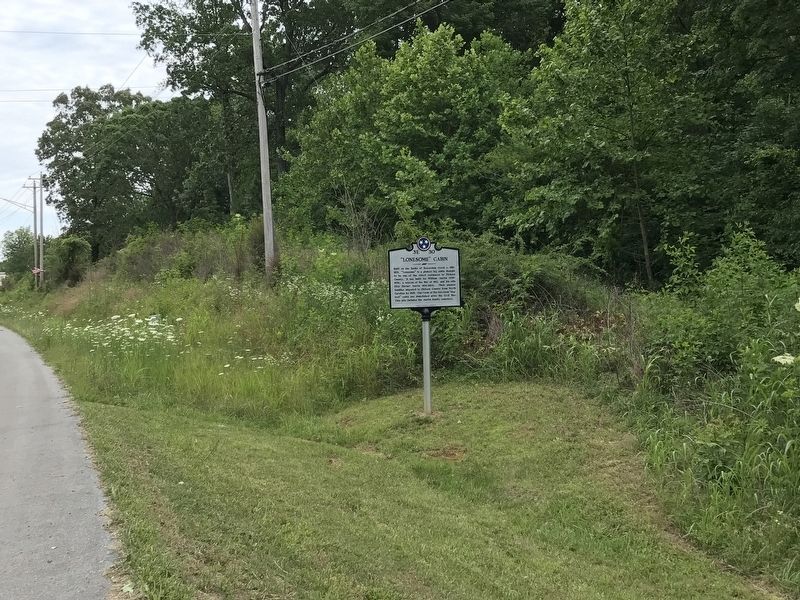 "Lonesome" Cabin Marker. Click for full size. "Lonesome" Cabin Marker image. Click for full size.