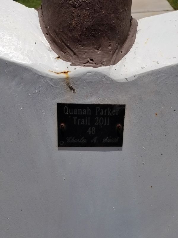 Quanah Parker Trail Marker. Click for full size. Quanah Parker Trail Marker image. Click for full size.