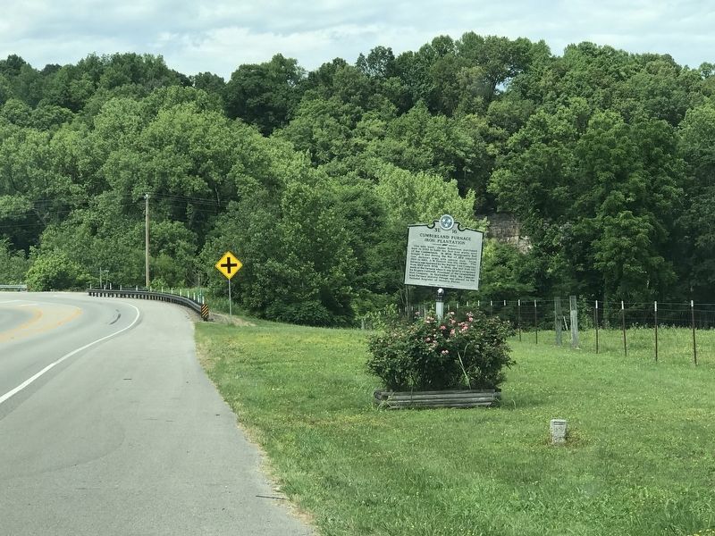Cumberland Furnace Iron Plantation Marker. Click for full size. Cumberland Furnace Iron Plantation Marker image. Click for full size.