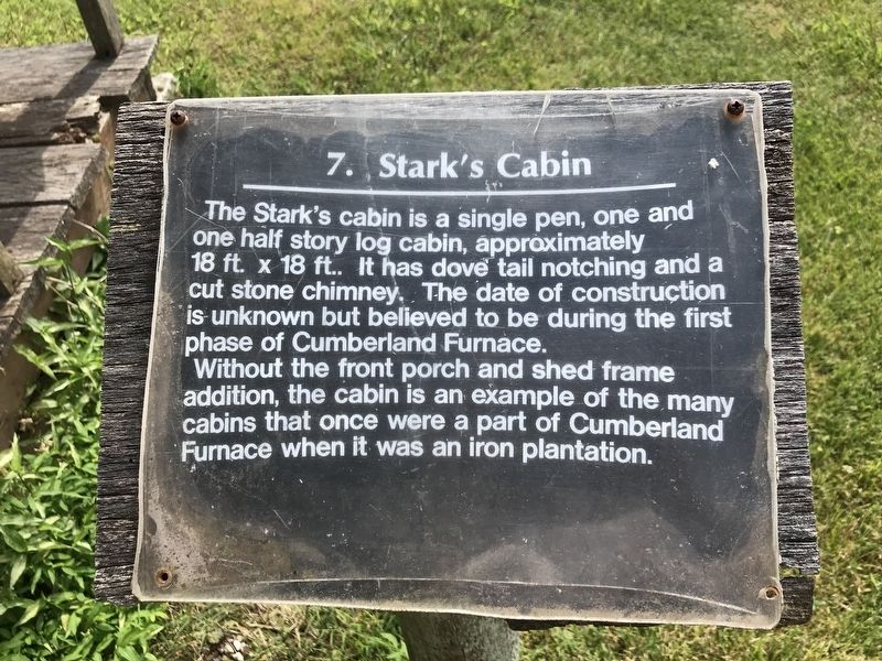Stark's Cabin Marker image. Click for full size.