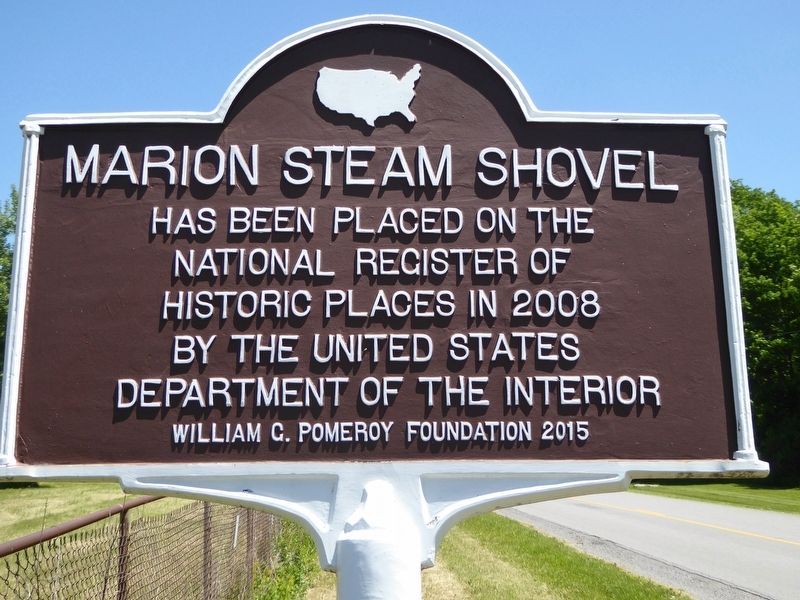 Marion Steam Shovel Marker. Click for full size. Marion Steam Shovel Marker image. Click for full size.