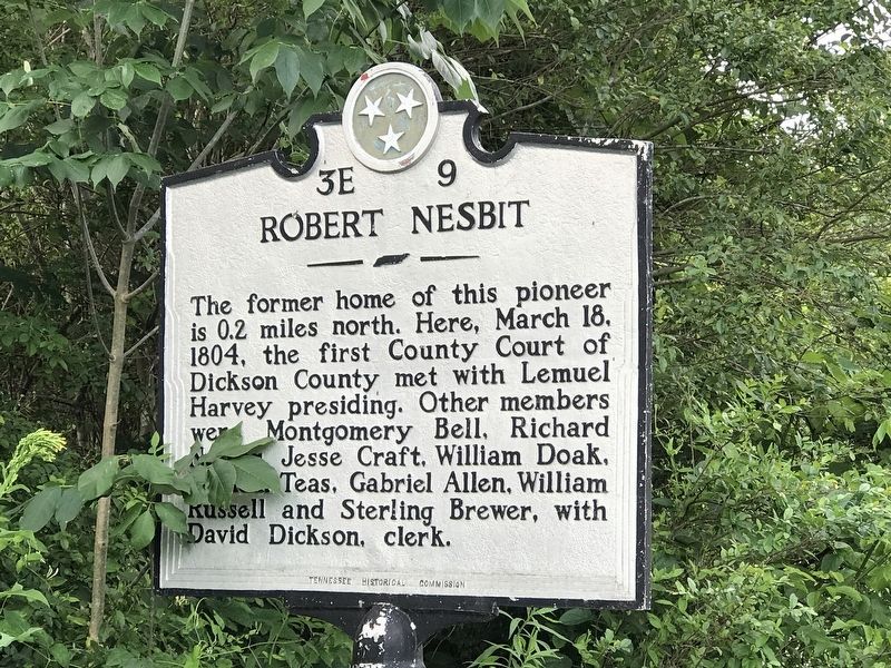 Robert Nesbit Marker image. Click for full size.