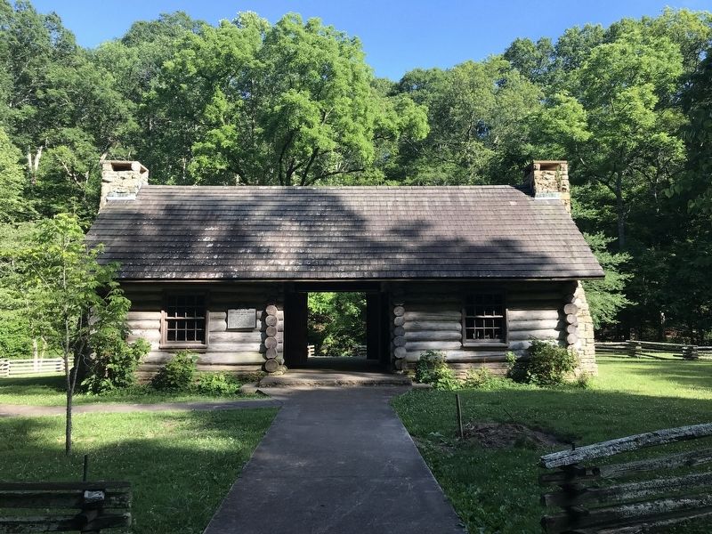 The Old Log House Marker. Click for full size. The Old Log House Marker image. Click for full size.