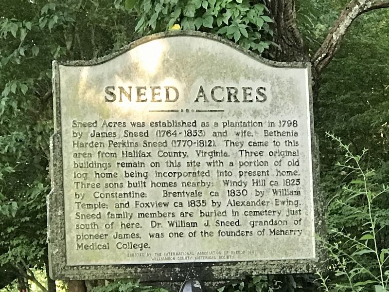 Sneed Acres Marker image. Click for full size.