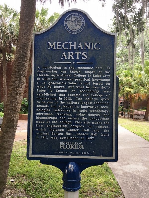 Mechanic Arts Marker. Click for full size. Mechanic Arts Marker image. Click for full size.