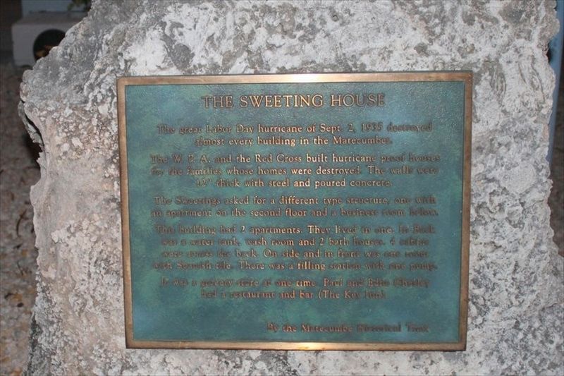 The Sweeting House Marker. Click for full size. The Sweeting House Marker image. Click for full size.
