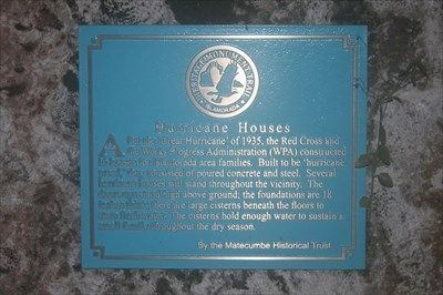 Hurricane Houses Marker. Click for full size. Hurricane Houses Marker image. Click for full size.