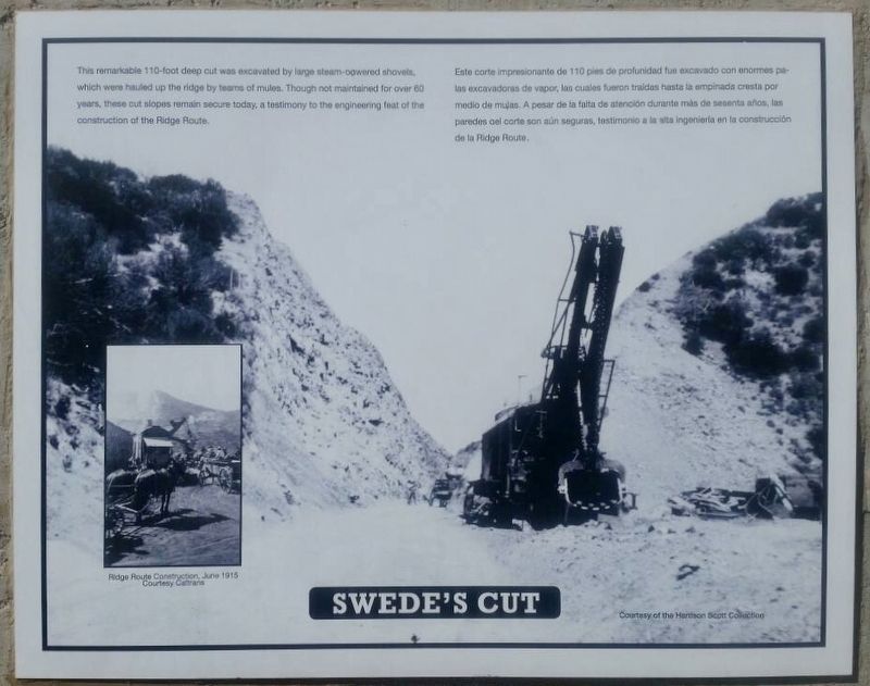 Swede’s Cut Marker image. Click for full size.