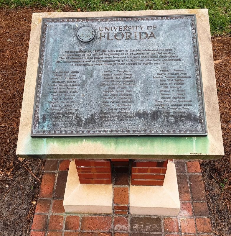 University of Florida Marker. Click for full size. University of Florida Marker image. Click for full size.