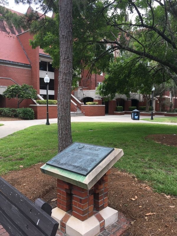 University of Florida Marker. Click for full size. University of Florida Marker image. Click for full size.