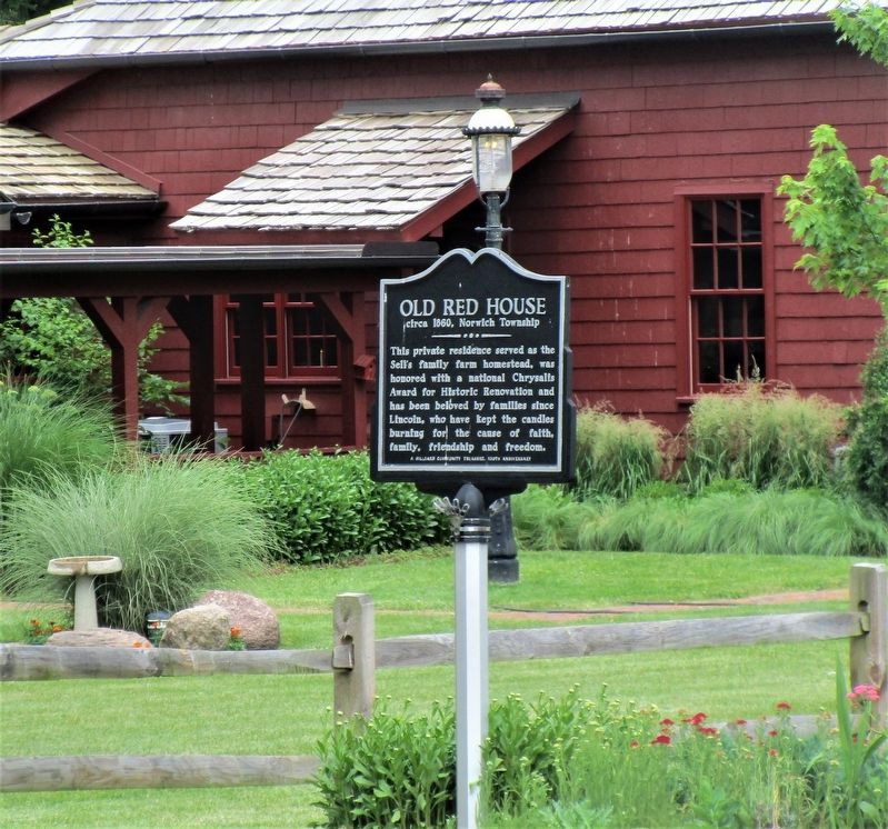 Old Red House Marker image. Click for full size.