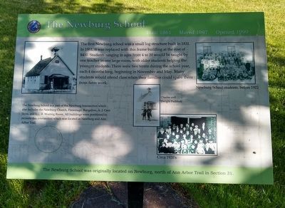 The Newburg School Marker. Click for full size. The Newburg School Marker image. Click for full size.