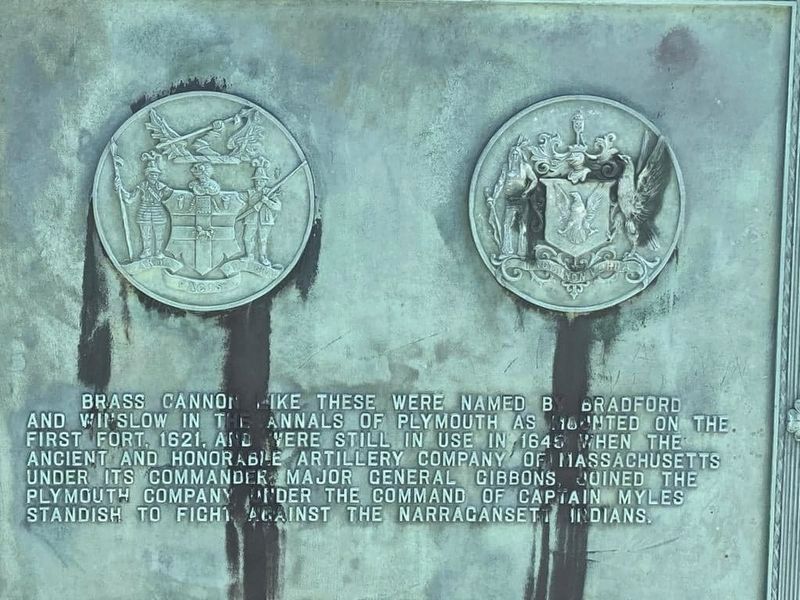 Tercentenary Cannons Marker detail image. Click for full size.