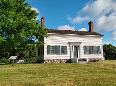 The Shaw House and Marker image. Click for full size.