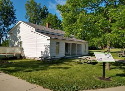 Friends Meeting House and Marker. Click for full size. Friends Meeting House and Marker image. Click for full size.