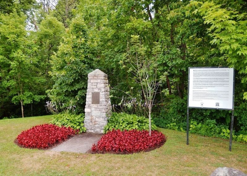 Histoire de Montebello / History of Montebello Marker. Click for full size. Histoire de Montebello / History of Montebello Marker image. Click for full size.
