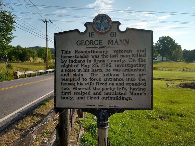 George Mann Marker. Click for full size. George Mann Marker image. Click for full size.