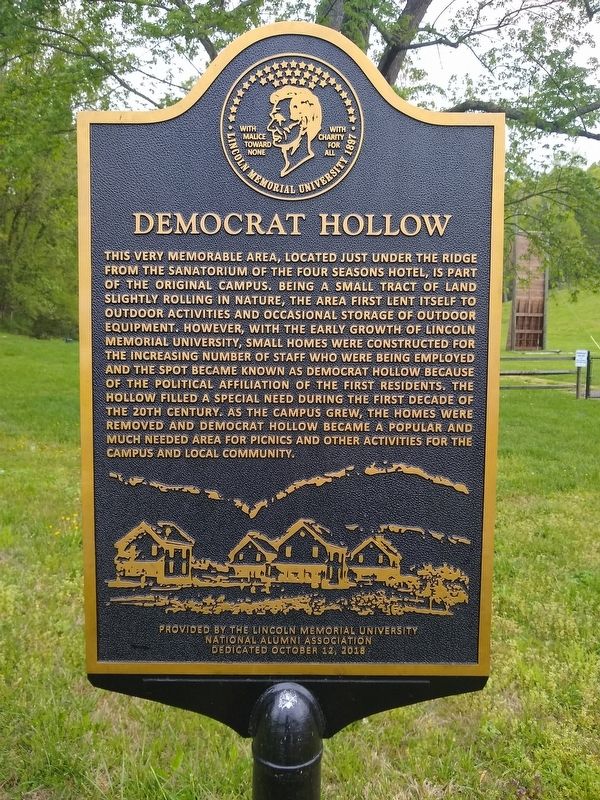 Democrat Hollow Marker image. Click for full size.