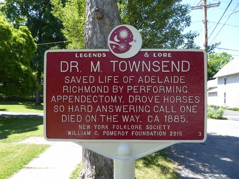 Dr. M. Townsend Marker. Click for full size. Dr. M. Townsend Marker image. Click for full size.