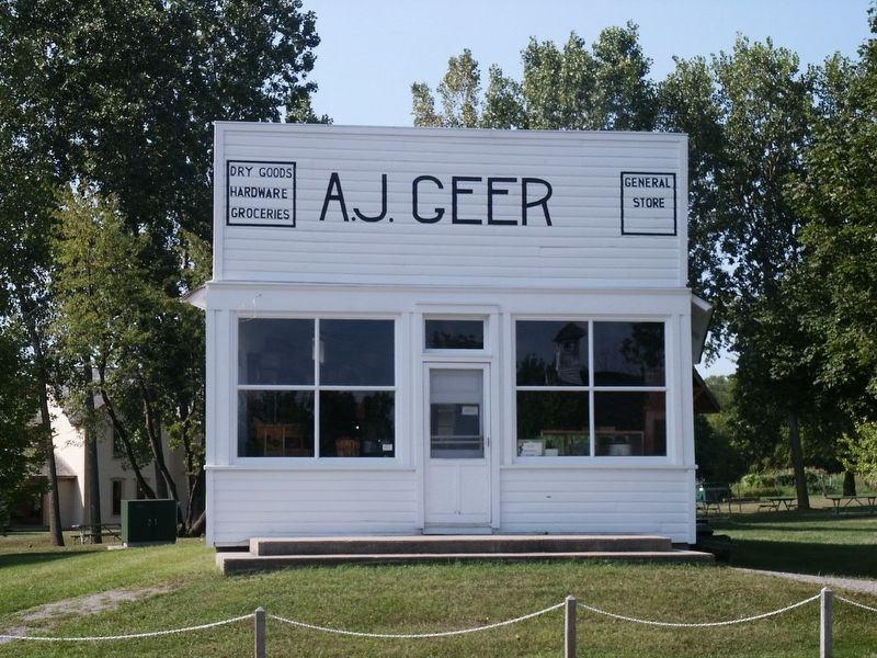 A.J. Geer Store. Click for full size. A.J. Geer Store image. Click for full size.
