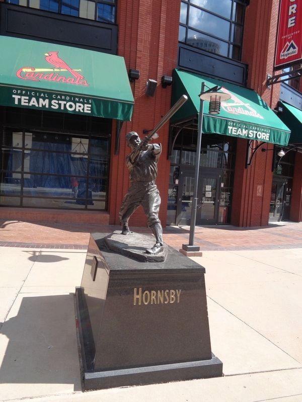 Rogers Hornsby Statue image. Click for full size.