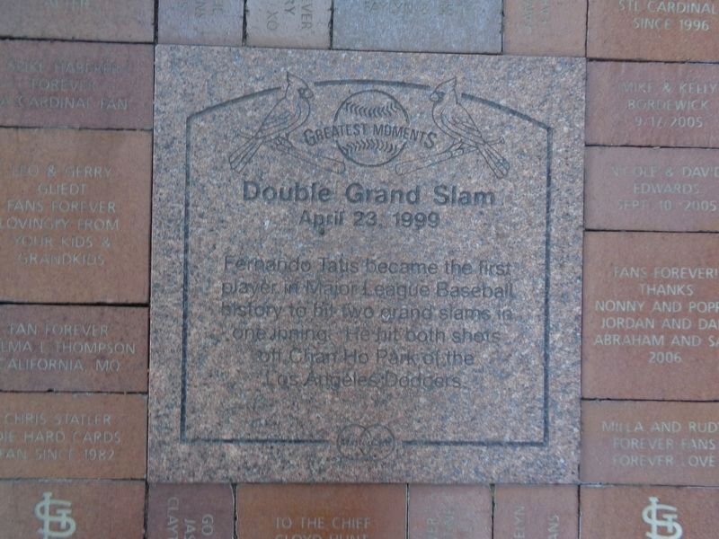 Double Grand Slam Marker. Click for full size. Double Grand Slam Marker image. Click for full size.