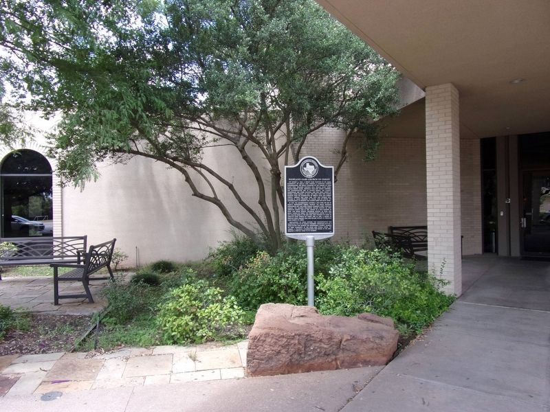 Highland Oaks Church of Christ Marker. Click for full size. Highland Oaks Church of Christ Marker image. Click for full size.
