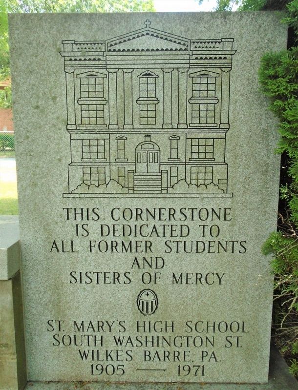St. Mary's High School Marker. Click for full size. St. Mary's High School Marker image. Click for full size.