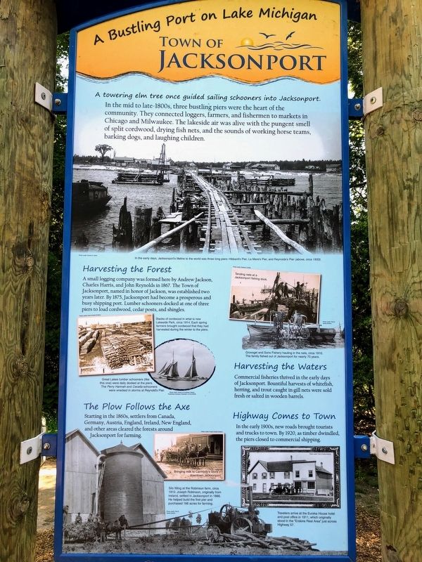 Town of Jacksonport Marker image. Click for full size.