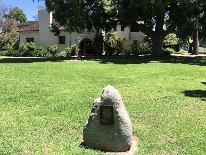 El Alisal Marker. Click for full size. El Alisal Marker image. Click for full size.