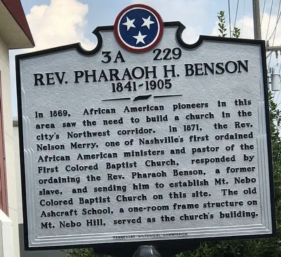Rev. Pharaoh H. Benson Marker. Click for full size. Rev. Pharaoh H. Benson Marker image. Click for full size.