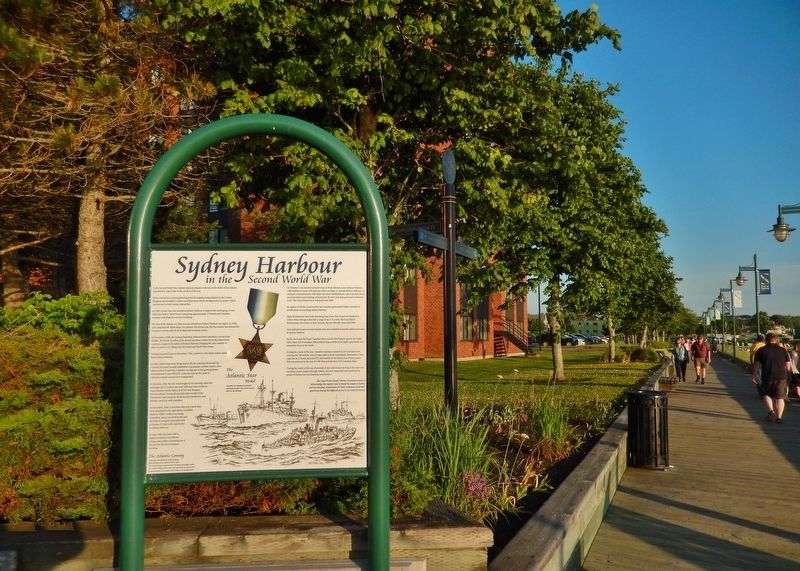 Sydney Harbour in the Second World War Marker image. Click for full size.