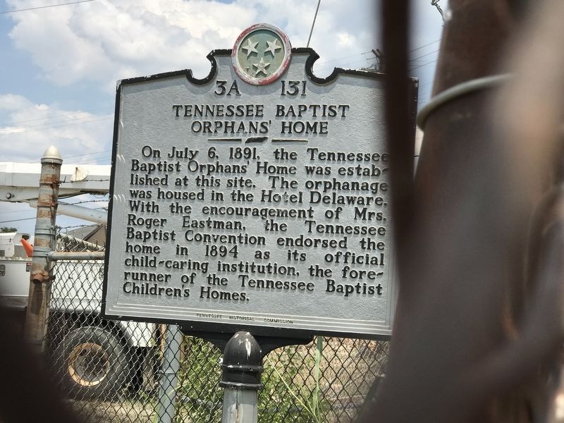 Tennessee Baptist Orphans' Home Marker image. Click for full size.