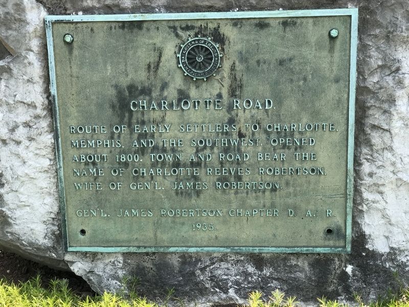 Charlotte Road Marker. Click for full size. Charlotte Road Marker image. Click for full size.