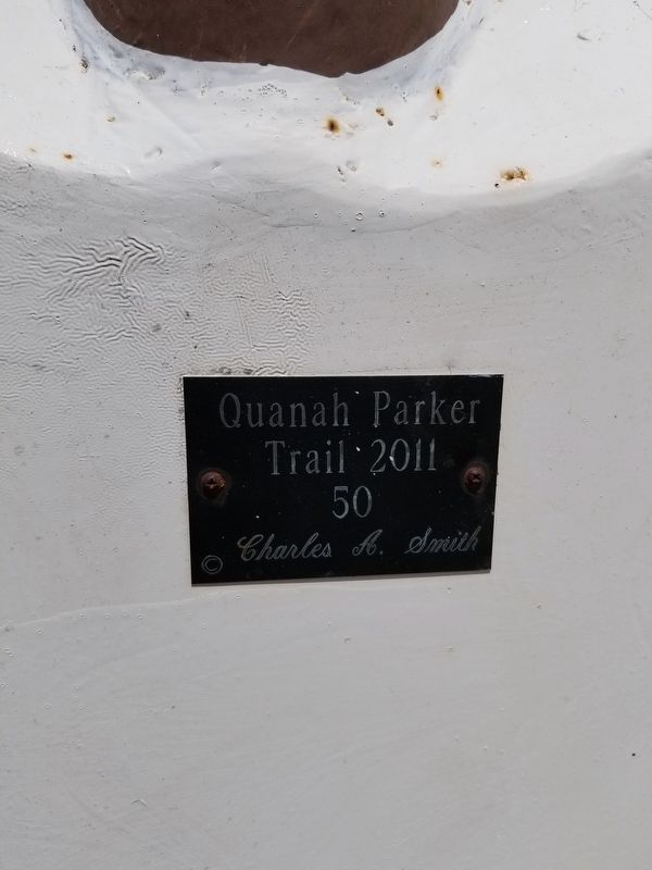 Quanah Parker Trail Marker. Click for full size. Quanah Parker Trail Marker image. Click for full size.