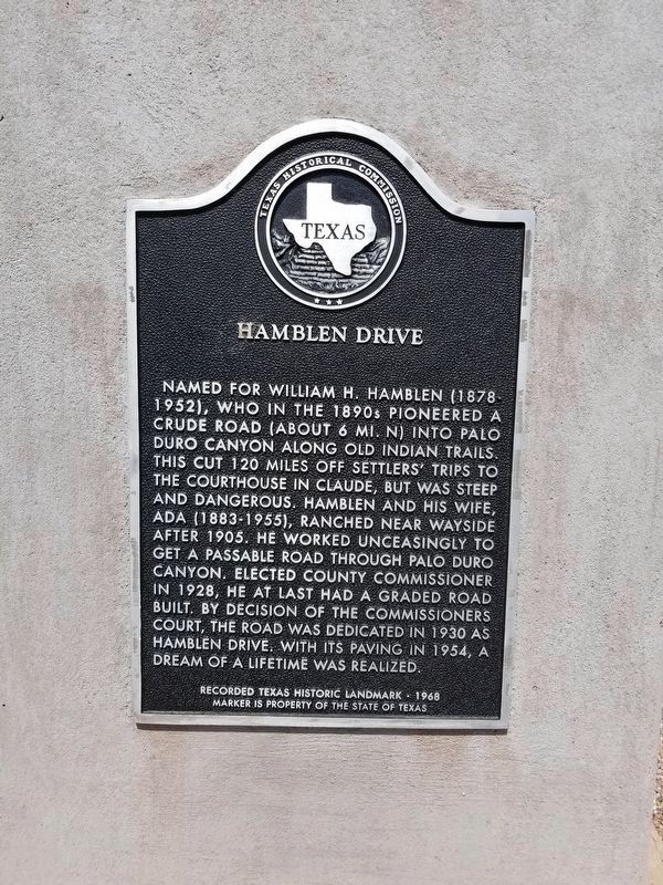 Hamblen Drive Marker image. Click for full size.