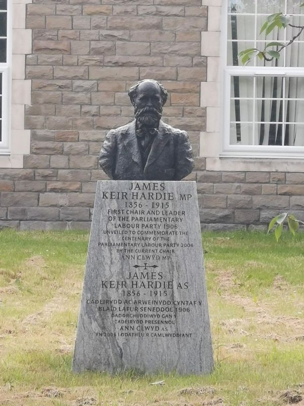 James Keir Hardie, MP Marker image. Click for full size.