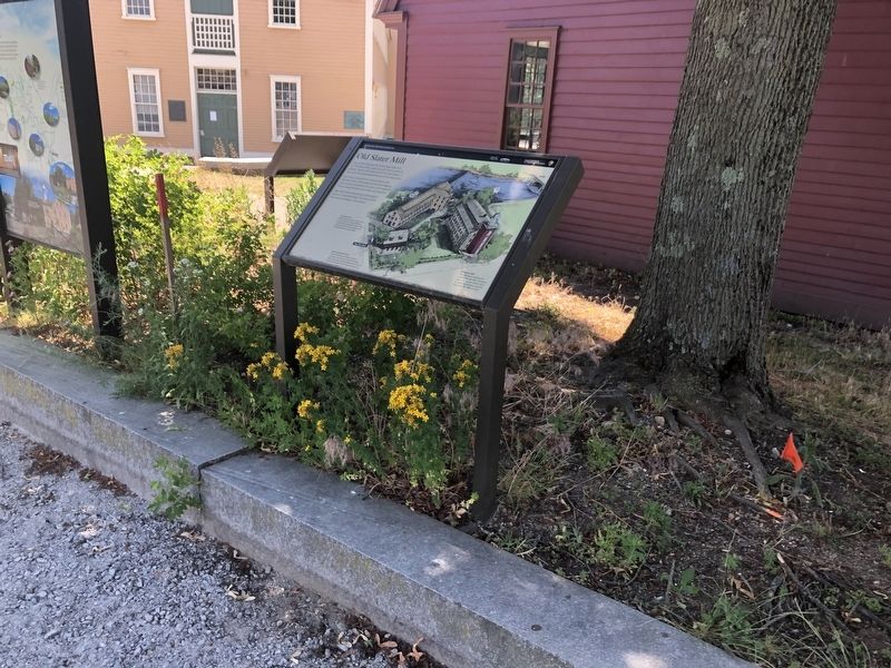 Old Slater Mill Marker image. Click for full size.
