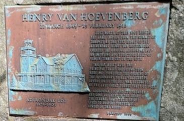 Henry Van Hoevenberg Marker image. Click for full size.