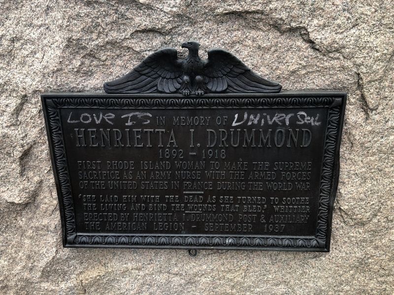 In Memory of Henrietta I. Drummond Marker. Click for full size. In Memory of Henrietta I. Drummond Marker image. Click for full size.
