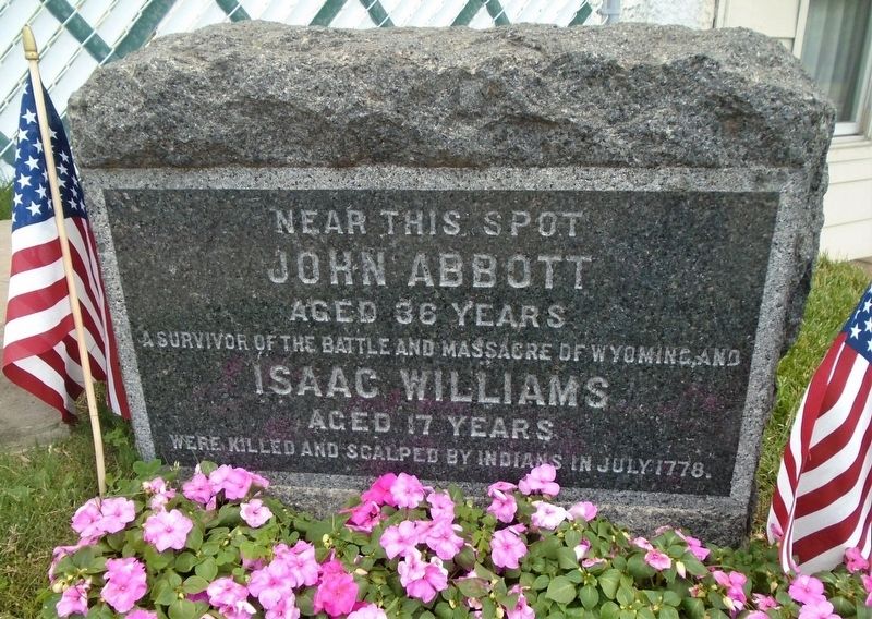 John Abbott and Isaac Williams Marker image. Click for full size.