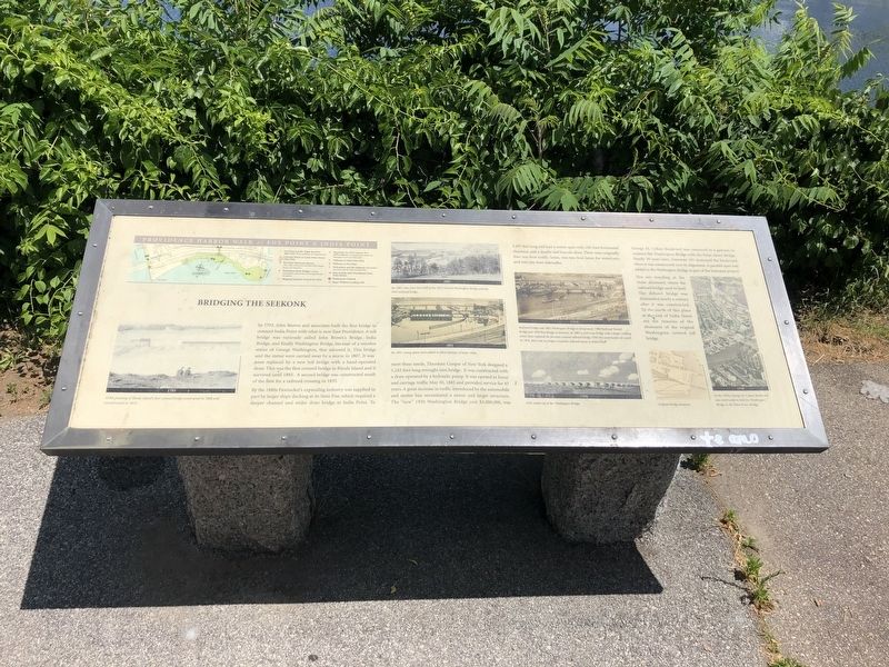 Bridging the Seekonk Marker image. Click for full size.
